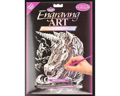 Royal Brush Manufacturing Engraving Art Holographic Unicorns