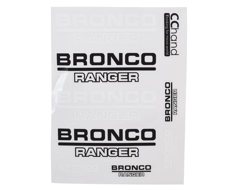 RC4WD CChand TRX-4 Bronco Body Decals (Style A)