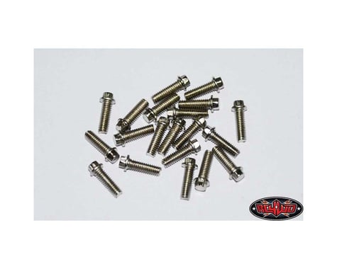 RC4WD 2.5x8mm Miniature Scale Hex Bolts (Silver) (20)