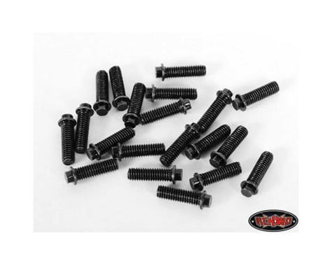 RC4WD 3x10mm Miniature Scale Hex Bolts (Black) (20)