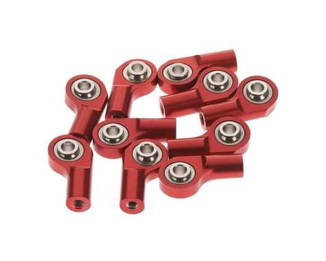 RC4WD M3 Offset Short Aluminum Rod Ends Red (10)