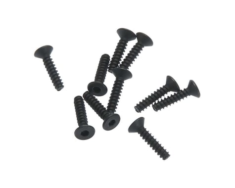 RC4WD Flat Head Self-Tapping Screws M3x14mm Black