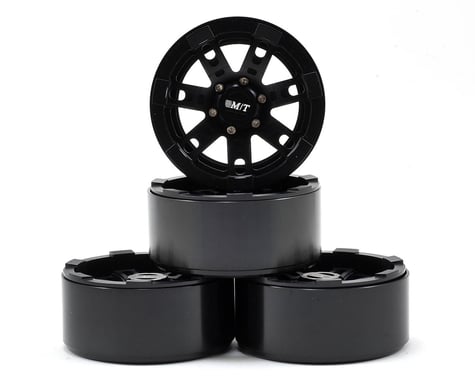 RC4WD M/T Sidebiter 2.2 Aluminum Beadlock Rock Crawler Wheel (4) (Black)