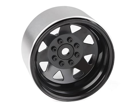 RC4WD 8 Lug Deep Dish Wagon 1.9" Steel Stamped Beadlock Crawler Wheels (Black)