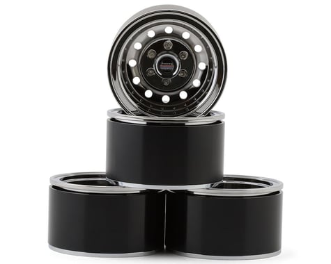 RC4WD American Racing 1.9" Outlaw II Deep Dish Beadlock Wheels (Chrome) (4)