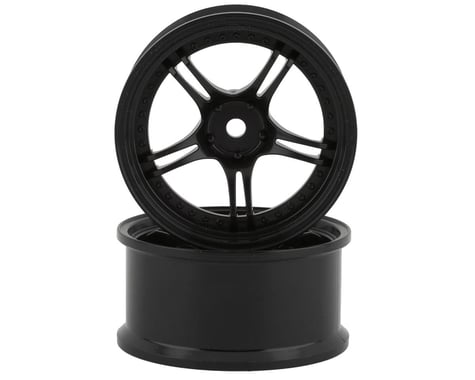 RC Art SSR Professor SPX 5-Split Spoke Drift Wheels (Black) (2) (8mm Offset)