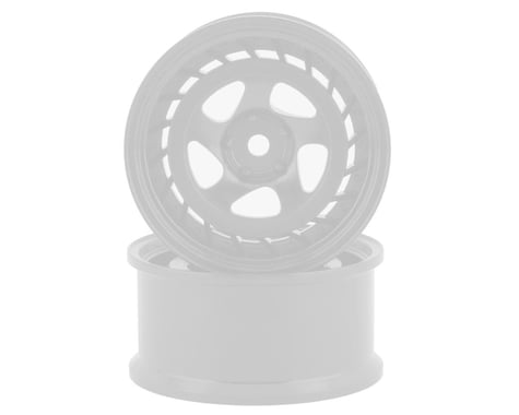 RC Art SSR Formula Aero 5-Spoke Drift Wheel (White) (Deep Face 8mm Offset)