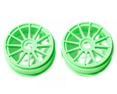 Racers Edge K Factory Multi-Spoke 1/8 Scale Green Buggy Rims (2)