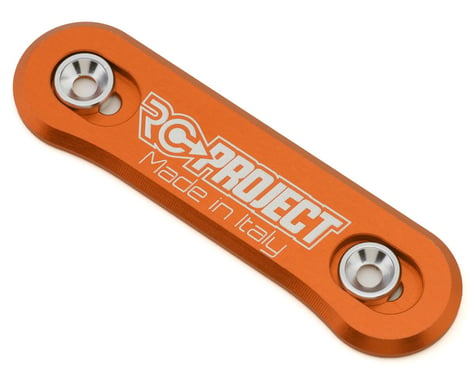 RC Project Ergal Aluminum One Piece Wing Button (Orange)