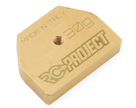 RC Project HB Racing Front Brass Chassis Weight (30g) (D819/D819RS/D817)
