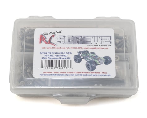 RC Screwz Arrma RC Kraton BLX Stainless Steel Screw Kit