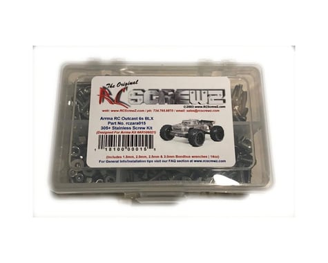 RC Screwz Stainless Steel Screw Kit ARA Outcast 6S BLX