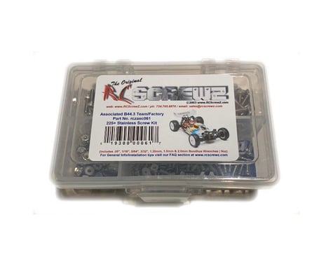 RC Screwz B44.3 Stainless Steel Screw Kit