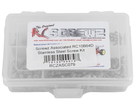 RC Screwz Associated RC10B64D Stainless Steel Screw Kit
