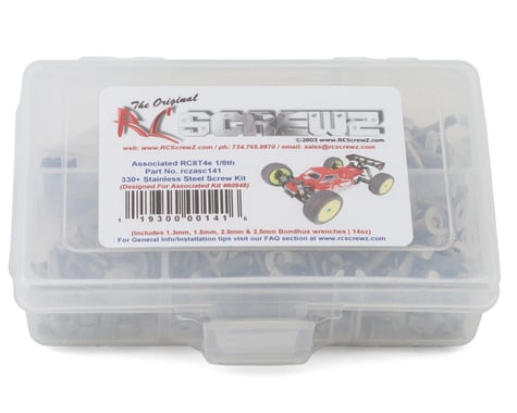 RC Screwz Team Associated RC8T4e Stainless Steel Screw Kit