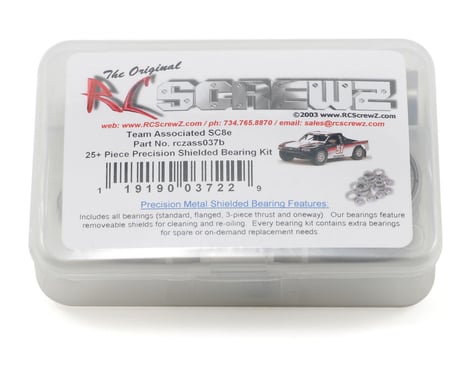 RC Screwz Associated SC8e Metal Shielded Bearing Kit