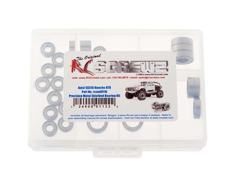 RC Screwz Metal Shielded Bearing Kit SCX10 Honcho