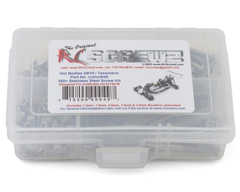 RC Screwz HB Racing D815 Nitro Stainless Steel Screw Kit