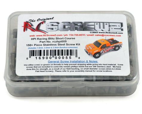 RC Screwz HPI Blitz Stainless Steel Screw Kit
