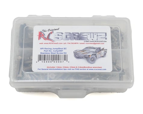 RC Screwz HPI Racing Jumpshot SC Stainless Steel Screw Kit