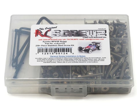 RC Screwz Kyosho Inferno MP9e Stainless Steel Screw Kit