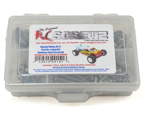 RC Screwz Kyosho Ultima RT6 Stainless Steel Screw Kit