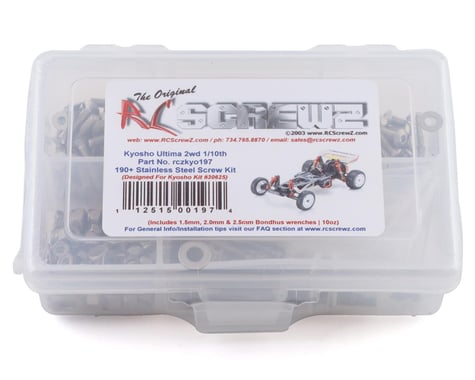 RC Screwz Kyosho Ultima 2wd 1/10th Buggy Stainless Steel Screw Kit
