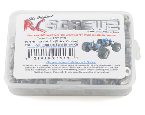 RC Screwz Losi LST Stainless Steel Screw Kit (Metric Version)