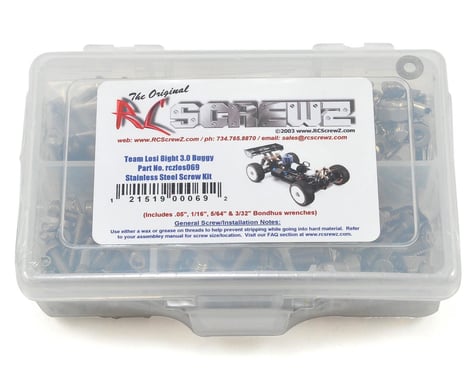 RC Screwz Losi 8ight 3.0 Stainless Steel Screw Kit