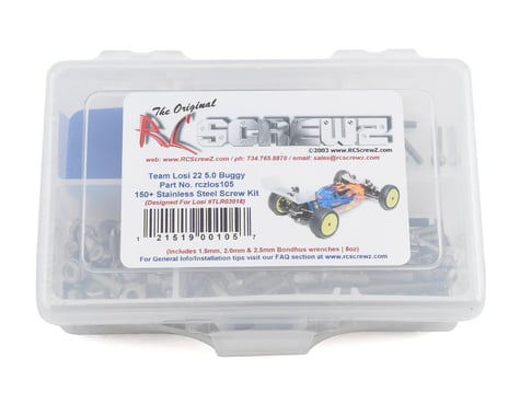 RC Screwz Team Losi 8IGHT-XE Stainless Steel Screw Kit
