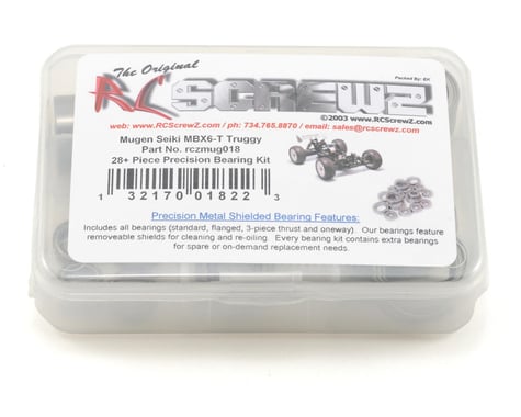 RC Screwz Mugen MBX6T Bearing Set