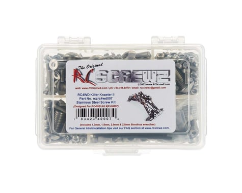 RC Screwz RC4WD Killer Krawler II Stainless Steel Screw Kit