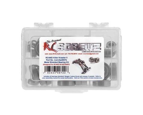 RC Screwz RC4WD Killer Krawler II Metal Shielded Bearing Kit