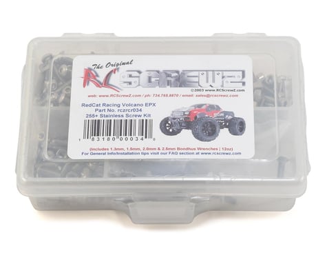 RC Screwz RedCat Racing Volcano EPX Stainless Steel Screw Kit