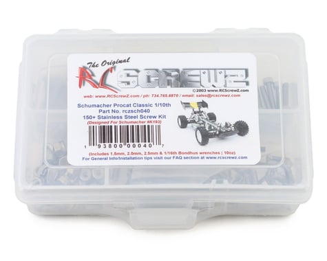 RC Screwz Schumacher ProCat Classic Stainless Steel Screw Kit