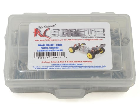 RC Screwz SWorkz S104 EK-1 1/10 Buggy Stainless Steel Screw Kit