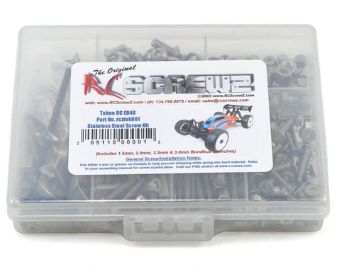 RC Screwz Tekno RC EB48 1/8 Buggy Stainless Steel Screw Kit