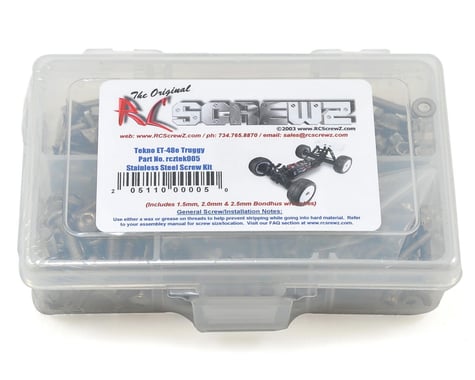 RC Screwz Tekno RC ET48 E-Truggy Stainless Steel Screw Kit