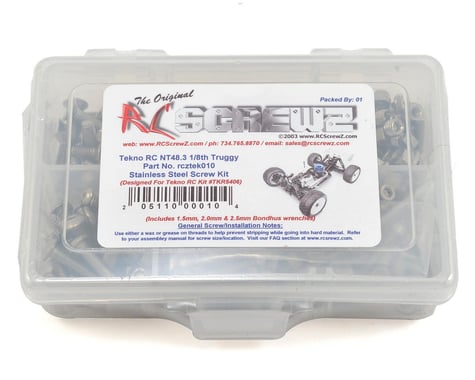 RC Screwz Tekno NT48.3 Truggy Stainless Screw Kit