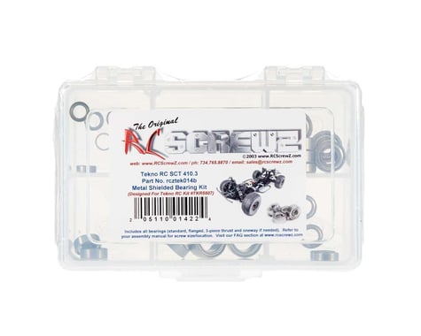 RC Screwz Metal Shielded Bearing Kit SCT 410.3