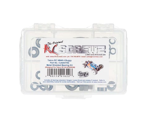 RC Screwz Metal Shielded Bearing Kit NB48.4 Buggy 1/8