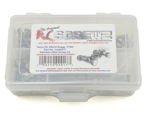 RC Screwz Tekno RC EB410 Buggy Stainless Steel Screw Kit