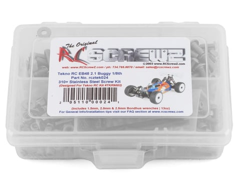 RC Screwz Tekno EB48 2.1 Stainless Steel Screw Kit