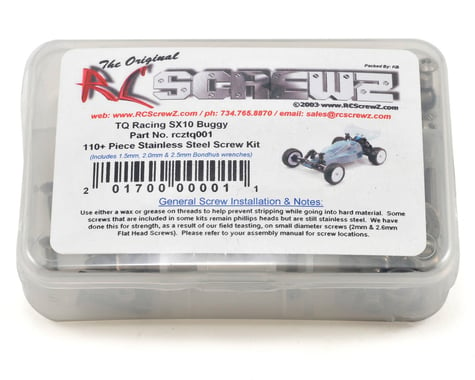 RC Screwz TQ Racing SuperCross 10 Buggy Stainless Steel Screw Kit