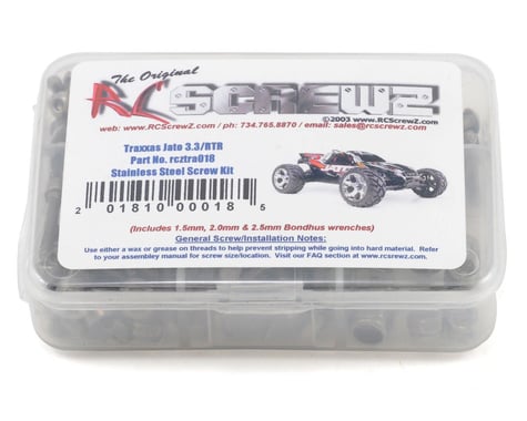 RC Screwz Stainless Steel Screw Kit for Traxxas Jato 3.3