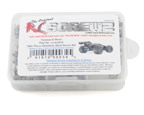 RC Screwz Traxxas E-Revo Stainless Steel Screw Kit