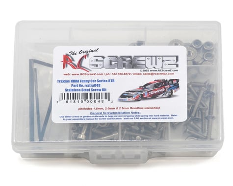 RC Screwz Traxxas NHRA Funny Car Series Stainless Steel Screw Kit