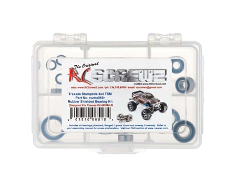 RC Screwz Rubber Shielded Bearing Kit Stampede 4x4 TSM