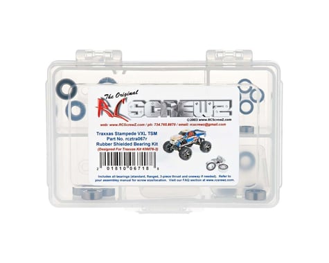 RC Screwz Rubber Shielded Bearing Kit Stampede VXL TSM