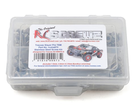RC Screwz Traxxas Slayer Pro 4x4 TSM Stainless Screw Kit